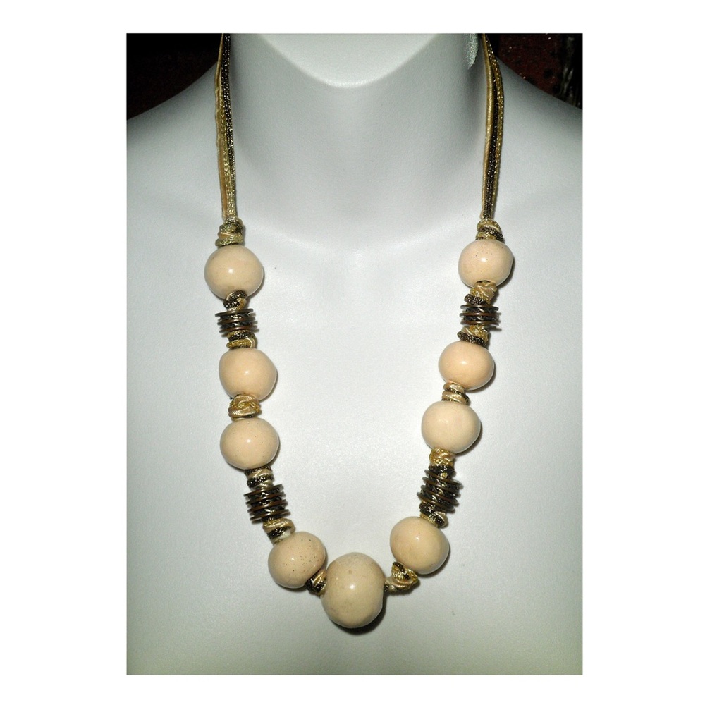 UNFINISHED OX BONE NECKLACE